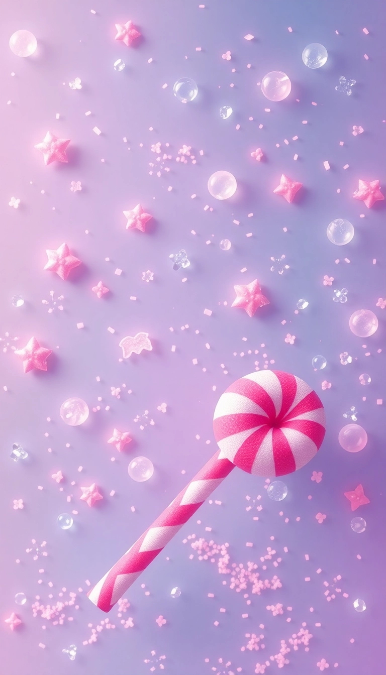 shiny candies